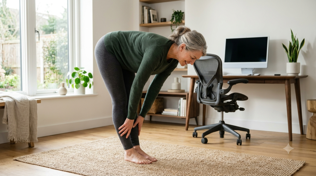 Gentle mobility exercise supporting recovery and physical function