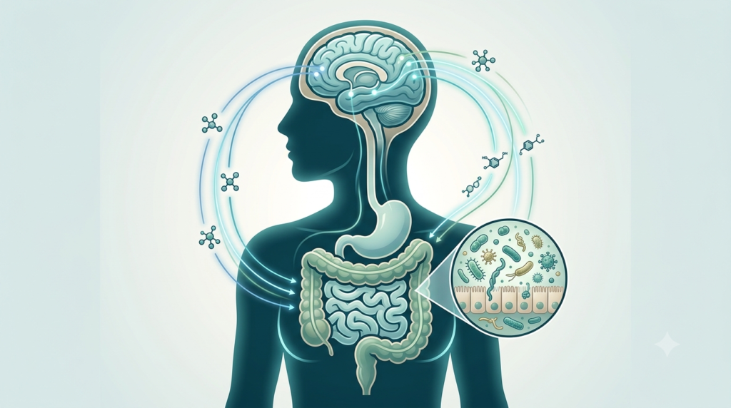 gut brain connection and gut microbiome
