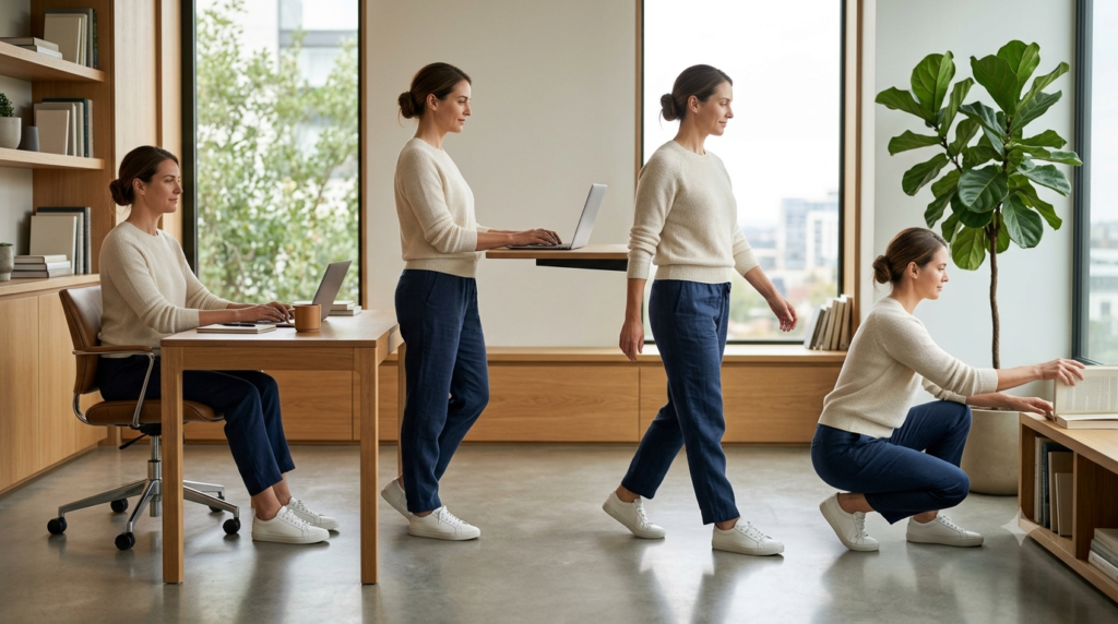 Everyday movement habits for healthier posture