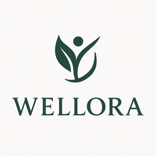 "WELLORA Health and Wellness Logo"