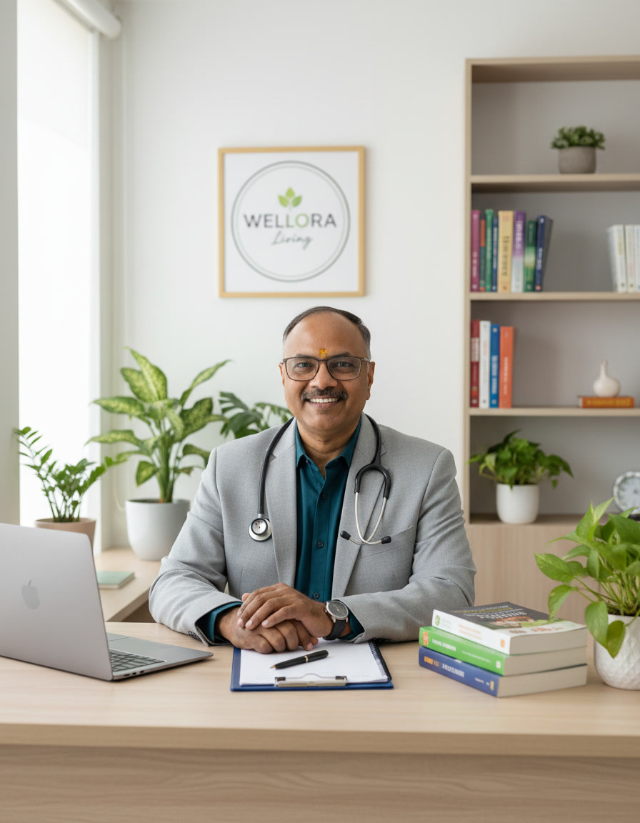 Dr. Shivaji Bachhav, doctor and founder of WELLORA Living