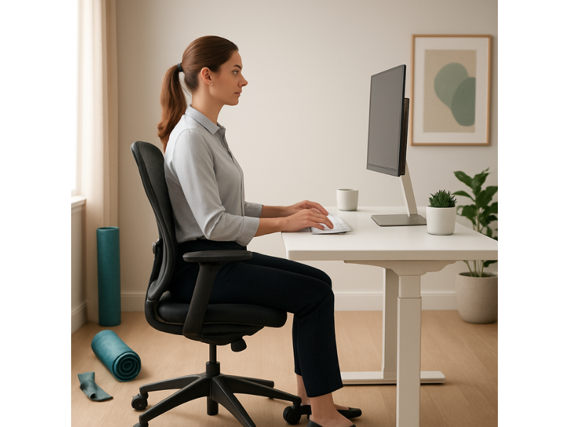 Recovery and ergonomics resources supporting posture, mobility, resilience, comfort, and physical wellness.